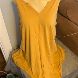 Mustard summer dress